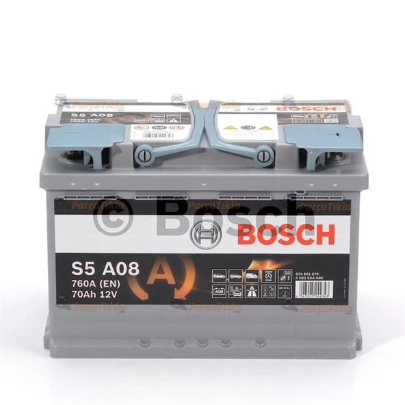 BOSCH 12V 70 AH AGM START &STOP AKÜ