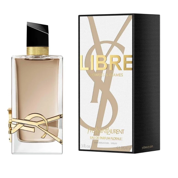 Yves Saint Laurent Libre Flowers&Flames EDP 90 ml Kadın Parfümü - Resim 2