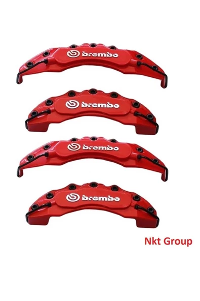 Tiger Marketing Lada 2107 Uyumlu Brembo Kırmızı Kaliper Kapağı 4lü Yağ Hortumlu ürün görseli 1