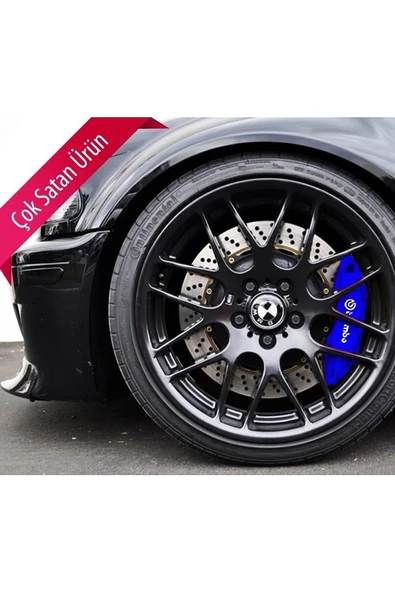 Tiger Marketing Chevrolet Jumper Uyumlu Brembo Fren Disk Kaliper Kapağı Mavi 4'lü Yağ Hortumlu - Resim 2