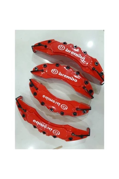 Tiger Marketing Volkswagen Jetta Uyumlu Brembo Kırmızı Kaliper Kapağı 4lü Yağ Hortumlu - 2