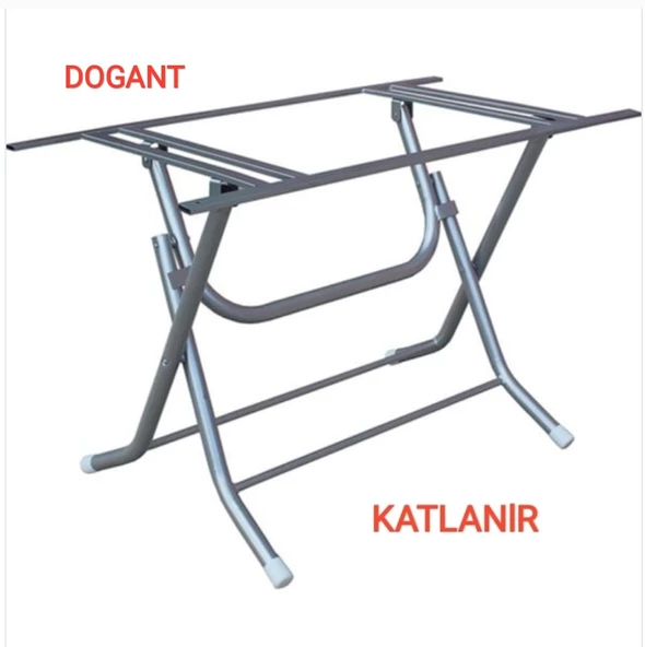 Ahşap-Werzalit 80x140 Masalar Için Katlanabilir Masa Ayağı Metal