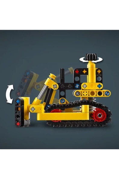 ® Technic Ağır İş Buldozeri 42163  - 7 Yaş ve Üzeri İçin Yapım Seti (195 Parça) - 5