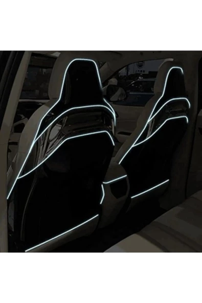 Tiger Marketing Araç Içi Torpido Ledi Şerit Led Ip Led Neon Beyaz 5 Metre - 2