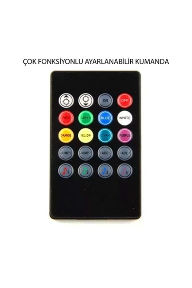 ASTUNİNG Araç Içi Ayak Altı Led Sese Duyarlı 12'li - Rgb - Resim 6