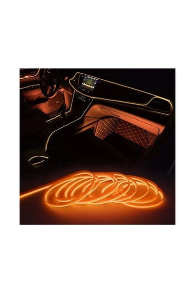 Tiger Marketing Araç Içi Torpido LED 5 Metre Turuncu Işıklı Neon Ip (Yeni Nesil Göz Yormaz) ürün görseli 1