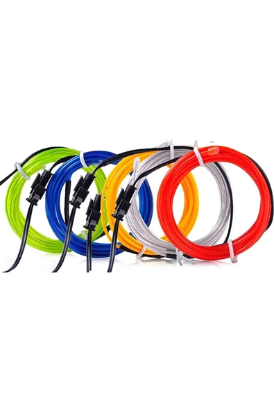 Tiger Marketing Araç Içi Torpido LED 5 Metre Buzbeyazı Işıklı Neon Ip (Yeni Nesil Göz Yormaz) - Resim 3