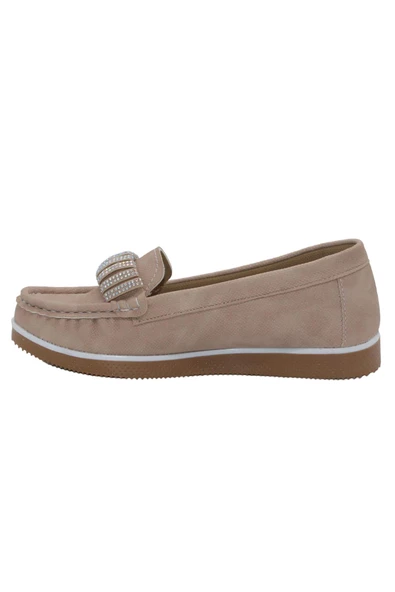 Mergenshoes Blm B101 Ten Taşlı Kadın Günlük Babet Ayakkabı - 2