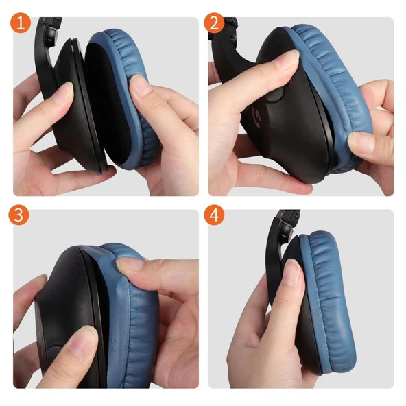 Schulzz Logitech G Pro X Yedek Kulaklık Pedi Süngeri Padi - 8