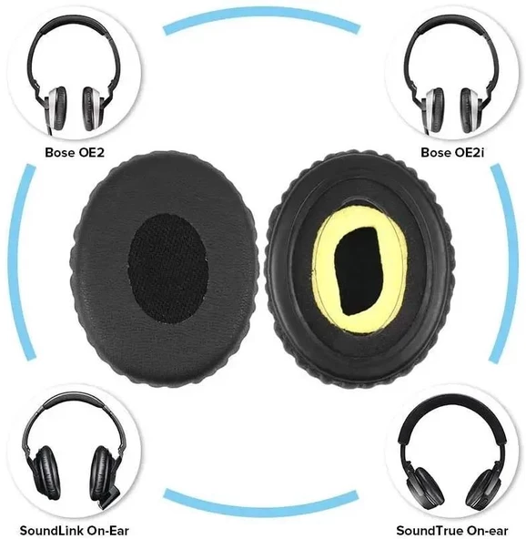 Bose OE2 OE2i SoundLink On Kulaklık Süngeri Pedi Yastığı Yedek Kulaklık Pedi - 4