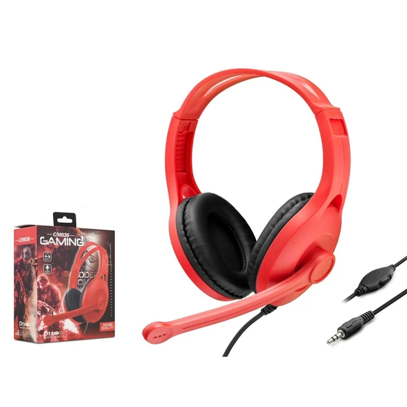 Kablolu Oyuncu Kulaklık Kafa Bantlı Kulak Üstü Mikrofonlu Gaming Kulaklık Cep Telefonu&Tablet Uyumlu - 10