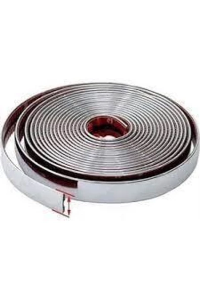 ENZELO Araç Içi Dışı 3d Krom Dekoratif Nikelaj Şerit Çıta 9mm X 4 Metre - Resim 3