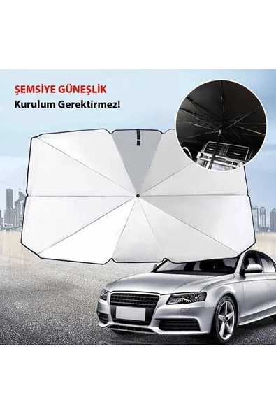 Universal TOGG Uyumlu Ön Cam Güneşlik Katlanabilir Güneşlik Şemsiye - 6