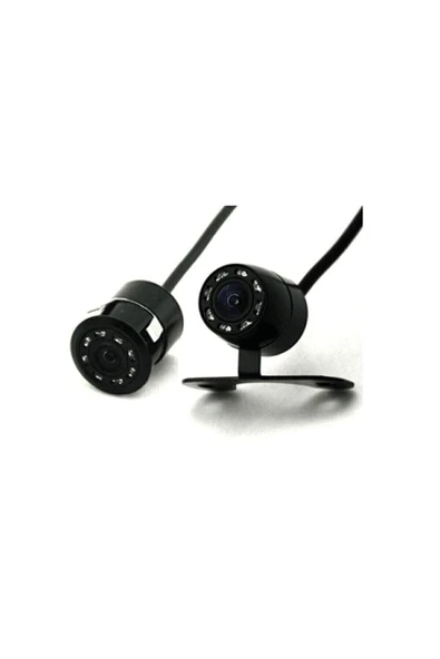 Manessa Geri Görüş Park Kamerası 8 Led Park Çizgili Gece Görüşlü Çift Aparatlı - 2