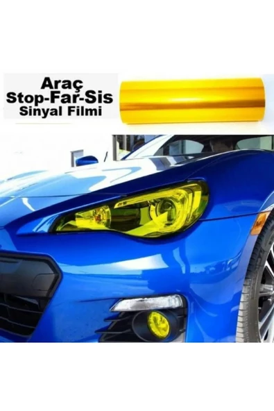 Tiger Marketing SARI RENK Stop Filmi Folyosu Kaplama Şeffaf Dayanıklı Kaliteli 2 Metre - 3