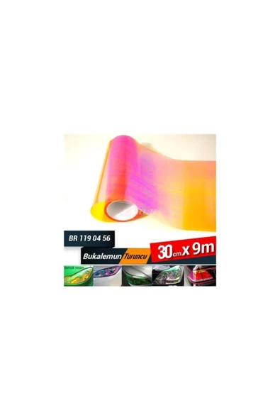 Carub Far Stop Filmi 30 Cm X 1 Metre Oranj Turuncu - 3