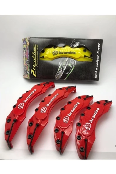 Brembo Kırmızı Kaliper Kapağı 4 Lü Set