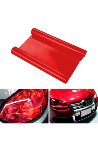 Trend Garaj Far Stop Filmi Kırmızı 1m x30cm - 3