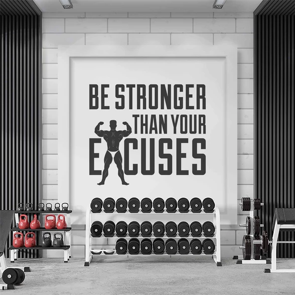 Güç Temalı Spor Salonu Duvar Kağıdı Baskı - Resim 2