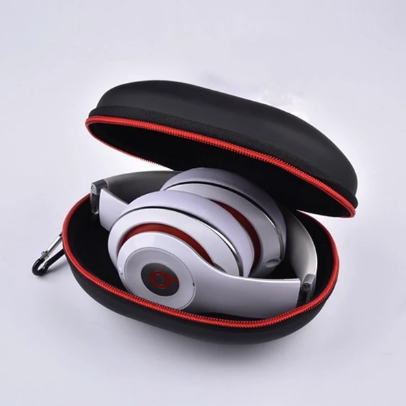 Beats Solo 2 3 Beats Studio 2 3 Uyumlu Kulaküstü Kulaklıklar İçin Ezilmez Su Geçirmez Kulaklık Taşıma Çantası - 3