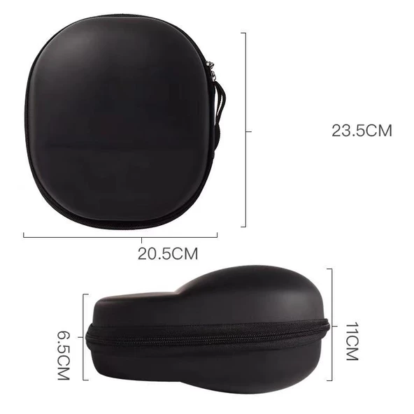 Edifier W800BT Sony CH710N JBL T700BT Uyumlu Kulaküstü Kulaklıklar İçin Ezilmez Kulaklık Taşıma Çantası - 5