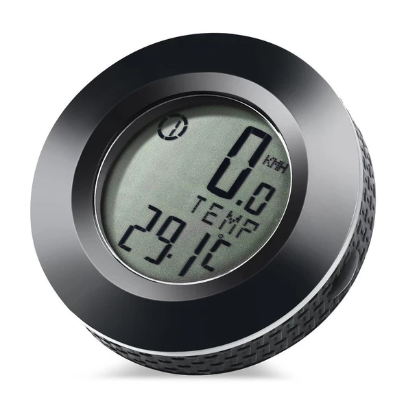 Kablosuz Bisiklet Km Hız Göstergesi Sayacı Su Geçirmez LCD 4 Renk Yuvarlak Ekranlı Led Kilometre Saati - 7