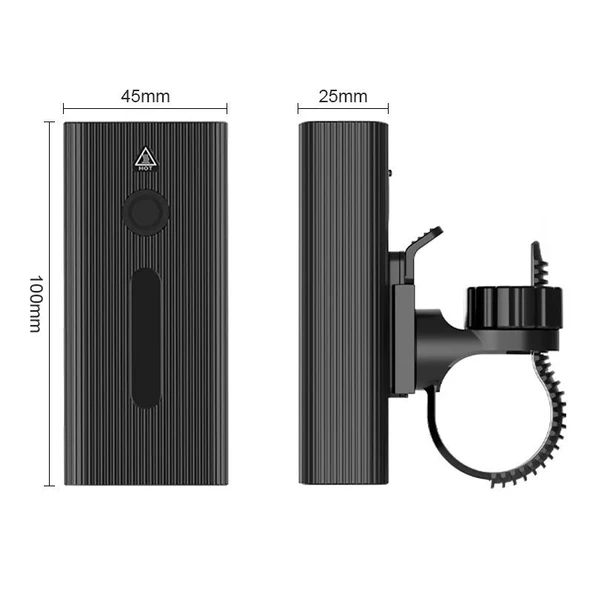 Schulzz 15000 Lümen 3xT6 Led USB ile Şarj Edilebilir Bisiklet Farı - 5