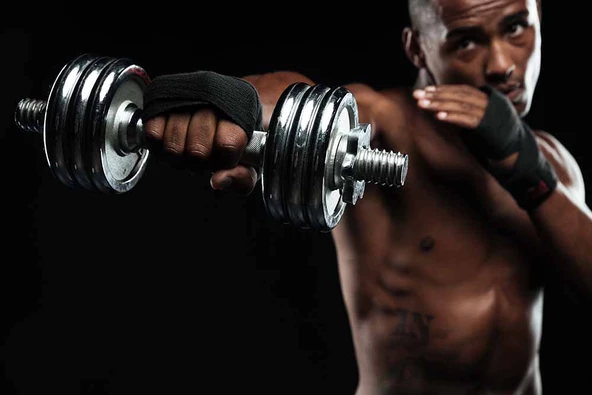 Güçlü Erkek Temalı Spor Salonu Duvar Kağıdı Baskı - Resim 5