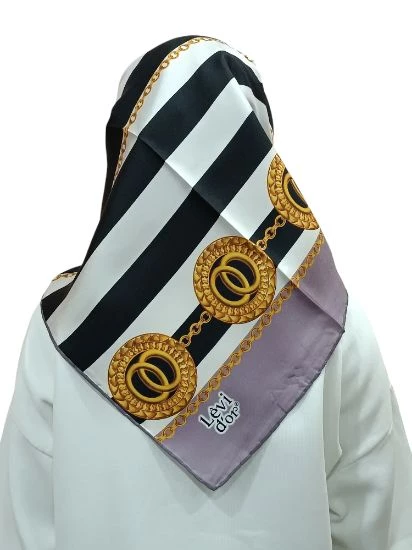 LEVİDOR İ-1213 TWİLL İPEK EŞARP - 3