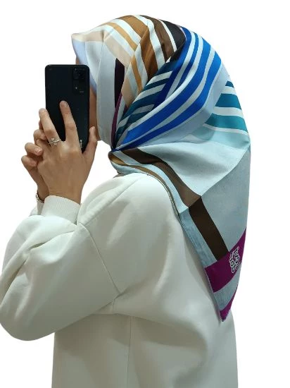 LEVİDOR İ-0528 TWİLL İPEK EŞARP - 4