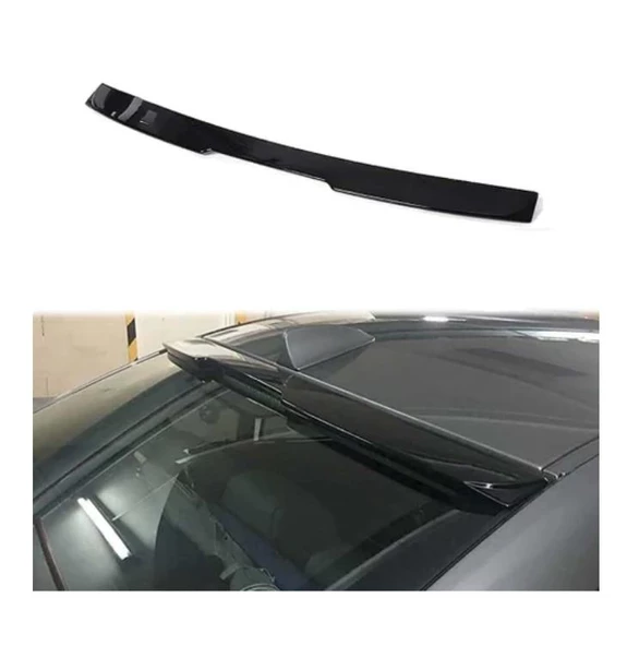 Bmw F36 M4 Cam üstü PianoBlack Spoiler - Resim 2
