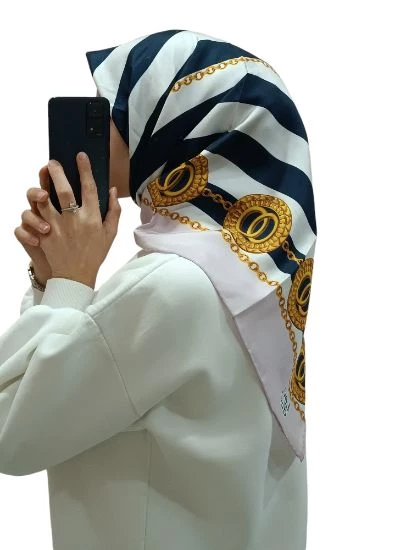 LEVİDOR İ-1213 TWİLL İPEK EŞARP - 4