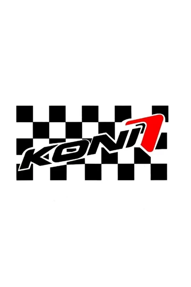 Tofaşlara Özel Koni 7 Damalı Bagaj Sticker - Koni 7 Damalı Bagaj Sticker - 1