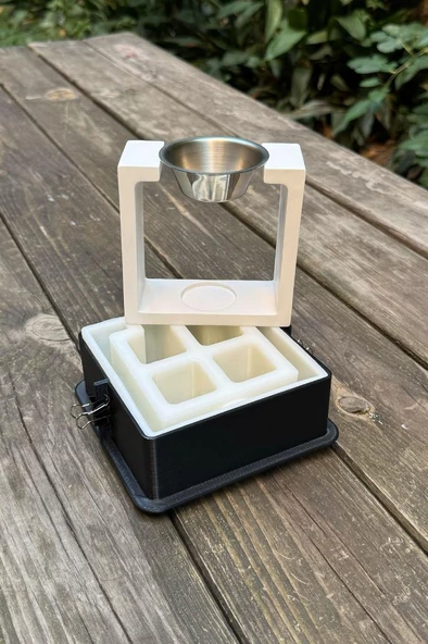 Kare Şekilli Kasnaklı Silikon Buhurdanlık Kalıbı - 5