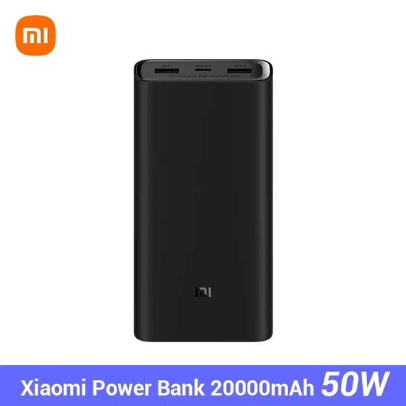 Xiaomi 20000 Mah 50w 3. Nesil Powerbank Taşınabilir Şarj Cihazı