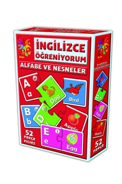 Laço Puzzle Alfabe Ve Sayılar