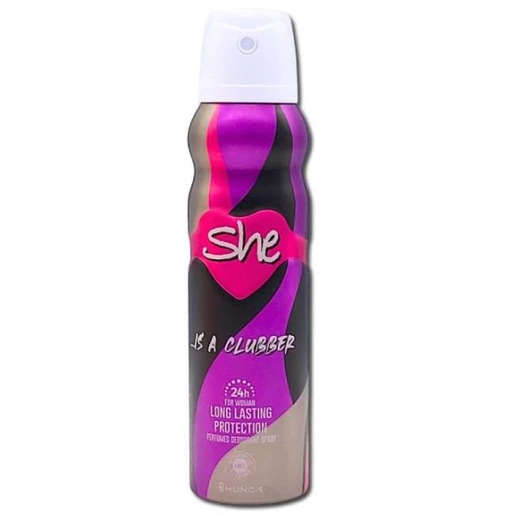 She Clubber Bayan Deodorant 150 Ml