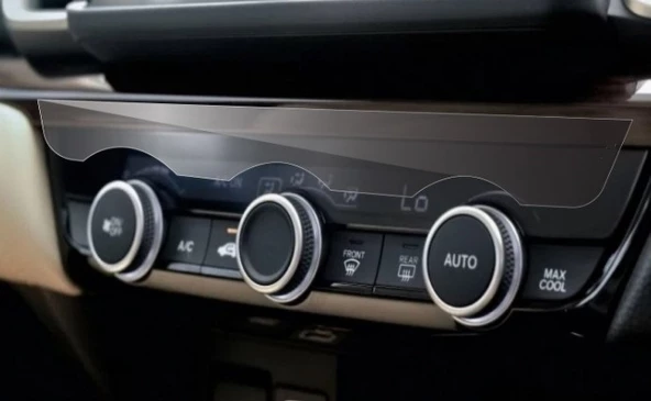 Honda City 2023 2024 Multimedya ve Klima Üstü Gösterge Uyumlu 9H Nano Ekran Koruyucu - Resim 3