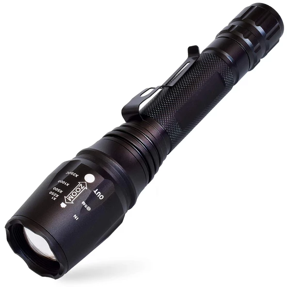 Profesyonel Tx6 Şarjlı Zoomlu El Feneri  Wt-241 - 3