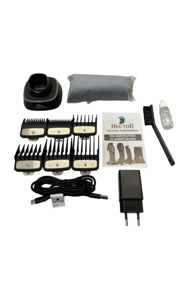 Hector Monsterx Professional Tıraş Makinesi Vector Motor Füme - 4