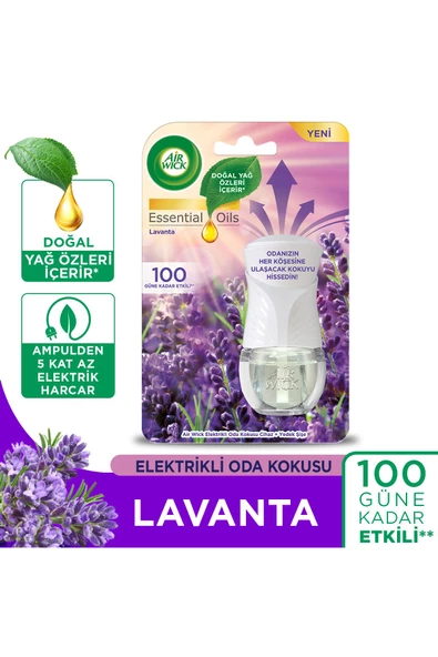 Air Wick Elektrikli Oda Kokusu Kit Lavanta (1 CİHAZ 1 KOKU)