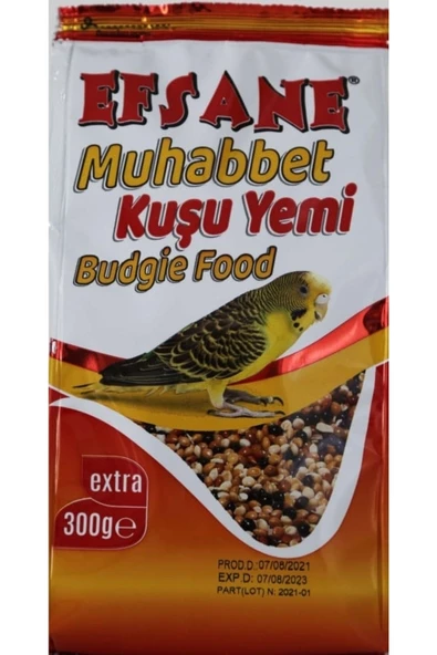 Kuş Yemi Quadro Kırmızı 300 Gr