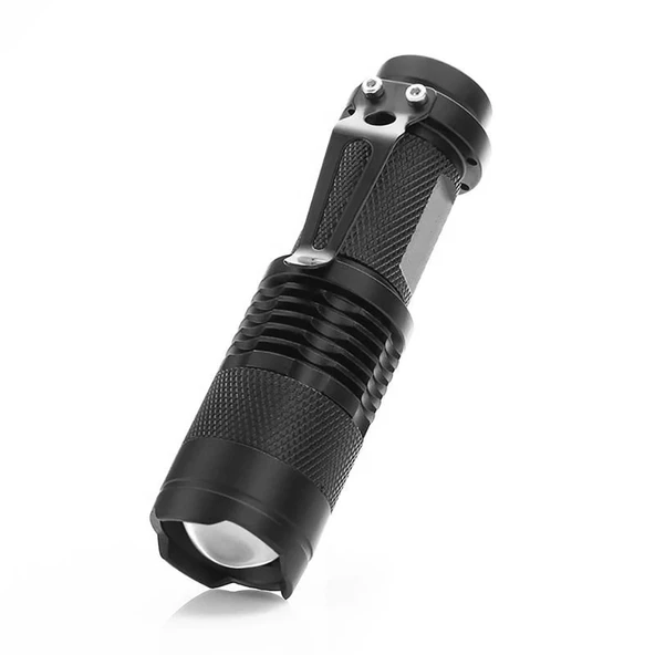 Mini Güçlü Şarjlı Pilli El Feneri  Wt-304 - 5