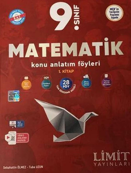 Limit Yayınları 9. Sınıf Matematik Konu Anlatım Föyleri 1. Kitap - 2