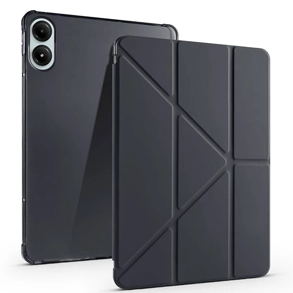 Xiaomi Redmi Pad Pro Kılıf  Tri Folding Kalem Bölmeli Standlı Kılıf