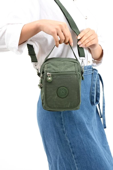 571 Collection Klinkır Kumaş Unisex Postacı Çanta Elde Tutma Çapraz Askılı Omuz Çantası 20*12 Cm - 9