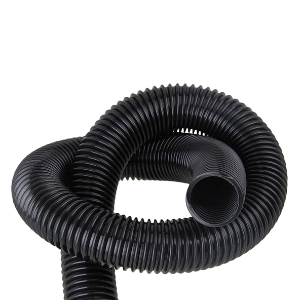 srfn ticaret Yüksek Dayanımlı (1.7 Metre) 32 mm Çaplı Ev-Ofis-Endüstriyel ve Ticari Hava Emiş Hortumu-Siyah ürün görseli 1