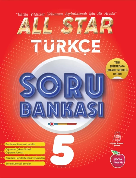Newton Yayınları Yeni 5.Sınıf All Star Soru Bankası Türkçe