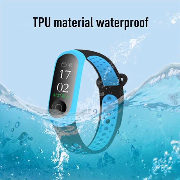 Xiaomi Mi Band 3 KRD-08 Silikon Kordon - 8