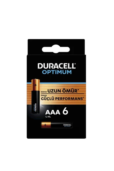 Duracell 6lı Optimum Aaa Kalem Pil 6 Adet